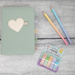 Закладки клейкие Z-сложения FUNSTER (ФАНСТЕР) "Животные", 45х12 мм, 100 шт. (5 цветов х 20 листов), в диспенсере, 116702 - фото 5