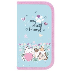 Пенал ПИФАГОР, 2 отделения, ламинированный картон, 19х11 см, "Cat friends", 272247 Пенал ПИФАГОР, 2 отделения, ламинированный картон, 19х11 см, "Cat friends", 272247 - фото 2