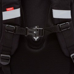 Ранец GRIZZLY анатомическая спинка, c брелоком, для девочек, "HEARTS", чёрный 36х28х20 см, RAz-586-5/1 Ранец GRIZZLY анатомическая спинка, c брелоком, для девочек, "HEARTS", чёрный 36х28х20 см, RAz-586-5/1 - фото 10