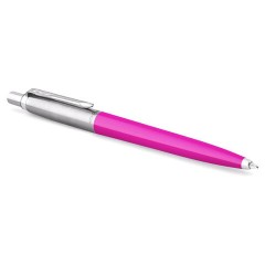 Ручка шариковая PARKER "Jotter Orig Magenta", корпус розовый, нержавеющая сталь, блистер, синяя, 2075996 - фото 3