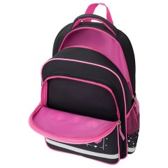 Рюкзак ПИФАГОР SCHOOL, 1 отделение, 3 кармана, "Крестики-нолики", 38x28х14 см, 274438 - фото 7