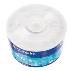 Диски CD-R VERBATIM DataLife, 700 Мб 52x Bulk (термоусадка без шпиля), КОМПЛЕКТ 50 шт., 43787 - фото 4