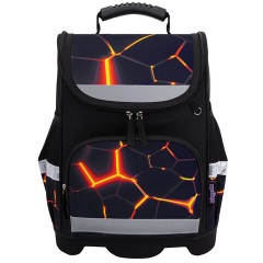 Ранец ЮНЛАНДИЯ WISE, 1 отделение, 3 кармана, устойчивое дно, Volcano split, 37х29х15 см, 273162 Ранец ЮНЛАНДИЯ WISE, 1 отделение, 3 кармана, устойчивое дно, Volcano split, 37х29х15 см, 273162 - фото 2