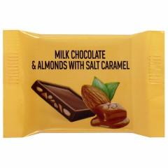 Шоколад порционный O'ZERA "Milk & Almonds" с миндалем и соленой карамелью, 1,2 кг, РРХ544 Шоколад порционный O'ZERA "Milk & Almonds" с миндалем и соленой карамелью, 1,2 кг, РРХ544 - фото 2