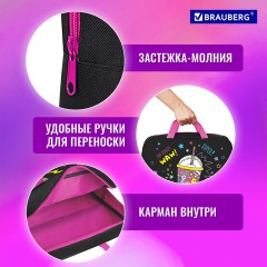 Папка на молнии с ручками BRAUBERG А4, 1 отделение, полиэстер, 80 мм, "Pop style", 271480 Папка на молнии с ручками BRAUBERG А4, 1 отделение, полиэстер, 80 мм, "Pop style", 271480 - фото 11