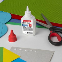 Клей ПВА BRAUBERG (бумага, картон, дерево), 45 г, 222923 - фото 5