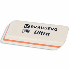 Ластик BRAUBERG "Ultra", 50х14х8 мм, белый, детали ассорти, натуральный каучук, 228704 Ластик BRAUBERG "Ultra", 50х14х8 мм, белый, детали ассорти, натуральный каучук, 228704 - фото 2