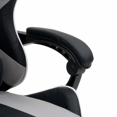 Кресло компьютерное CROMEX "Wave GM-145", вибромассаж, подножка, подушки, экокожа, черное/серое, 532956 Кресло компьютерное CROMEX "Wave GM-145", вибромассаж, подножка, подушки, экокожа, черное/серое, 532956 - фото 12