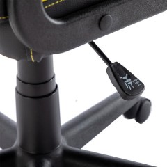 Кресло компьютерное BRABIX "Stripe GM-202", экокожа, черное/желтое, 532510 Кресло компьютерное BRABIX "Stripe GM-202", экокожа, черное/желтое, 532510 - фото 9