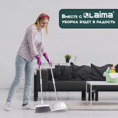 Совок для мусора + щетка на длинных рукоятках, 81 см, бело-серый, разборный, LAIMA, 608953 Совок для мусора + щетка на длинных рукоятках, 81 см, бело-серый, разборный, LAIMA, 608953 - фото 15