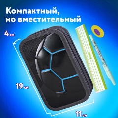 Пенал ЮНЛАНДИЯ, 2 отделения, ламинированный картон, конгрев, 19х11 см, "Soccer ball", 270888 Пенал ЮНЛАНДИЯ, 2 отделения, ламинированный картон, конгрев, 19х11 см, "Soccer ball", 270888 - фото 8