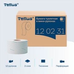 Бумага туалетная д/дисп Торк/Tellus T2 Комфорт в мини 2сл 12рул/уп_120231 - фото 6