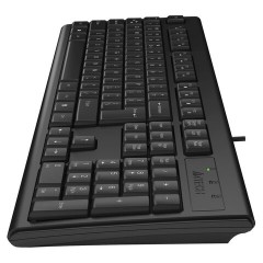 Клавиатура проводная A4TECH KR-83, USB, 104 кнопки, черная, 533406 - фото 2