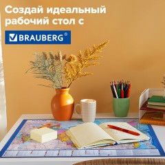 Коврик-подкладка настольный для письма (590х380 мм), с картой России, BRAUBERG, 236776 Коврик-подкладка настольный для письма (590х380 мм), с картой России, BRAUBERG, 236776 - фото 12