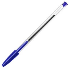 Ручки шариковые BIC "Cristal Original", НАБОР 10 шт., СИНИЕ, узел 1 мм, линия письма 0,32 мм, пакет, 830863 - фото 9