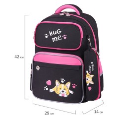 Рюкзак ЮНЛАНДИЯ COMPLETE с пеналом в комплекте, эрго-спинка, "Hug me", 42х29х14 см, 271414 Рюкзак ЮНЛАНДИЯ COMPLETE с пеналом в комплекте, эрго-спинка, "Hug me", 42х29х14 см, 271414 - фото 10