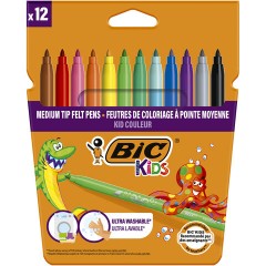 Фломастеры BIC "Kid Couleur", 12 цветов, суперсмываемые, вентилируемый колпачок, европодвес, 9202932 Фломастеры BIC "Kid Couleur", 12 цветов, суперсмываемые, вентилируемый колпачок, европодвес, 9202932 - фото 6