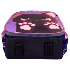 Ранец BRAUBERG PREMIUM, 2 отделения, с брелоком, "Paw prints", велюровая панель, 38х29х16 см, 273098 - фото 7