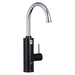 Водонагреватель проточный электрический ROYAL THERMO QuickTap, 3,3 кВт, 1,48 л/м, кран, черный, НС-1588899 - фото 5