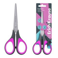 Ножницы ERICH KRAUSE "EasyCut+", 17 см, ассорти, блистер, 35099 - фото 3