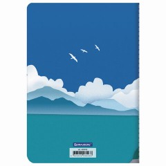 Тетрадь 40 л. в клетку обложка SoftTouch, бежевая бумага 70 г/м2, сшивка, А5 (147х210 мм), РЕКА, BRAUBERG, 403790 Тетрадь 40 л. в клетку обложка SoftTouch, бежевая бумага 70 г/м2, сшивка, А5 (147х210 мм), РЕКА, BRAUBERG, 403790 - фото 7