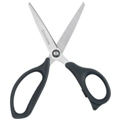 Ножницы BRAUBERG "BOMB", 170 мм, графитовый цвет, 2-сторонняя заточка, эргономичные, 238857 - фото 7