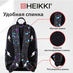 Рюкзак HEIKKI DREAM (ХЕЙКИ) универсальный, с карманом для ноутбука, эргономичный, Splatter, 42х26х14 см, 272529 - фото 17