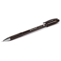 Ручка гелевая BRAUBERG "Gel Tone", ЧЕРНАЯ, корпус тонированный, игольчатый узел 0,5 мм, линия письма 0,35 мм, 141517 - фото 4