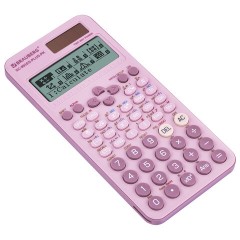Калькулятор инженерный BRAUBERG SC-991ES-PLUS-PK (164х80 мм), 552 функции, 10+2 разряда, РОЗОВЫЙ, 272654 - фото 5