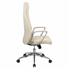 Кресло BRABIX PREMIUM ''Adept EX-752'', синхромеханизм, алюминий, экокожа, бежевое, 532931 Кресло BRABIX PREMIUM ''Adept EX-752'', синхромеханизм, алюминий, экокожа, бежевое, 532931 - фото 3
