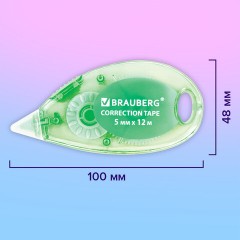 Корректирующая лента BRAUBERG PASTEL, 5 мм x 12 м, механизм перемотки, ВЫГОДНАЯ УПАКОВКА 3 штуки в блистере, 271252 Корректирующая лента BRAUBERG PASTEL, 5 мм x 12 м, механизм перемотки, ВЫГОДНАЯ УПАКОВКА 3 штуки в блистере, 271252 - фото 15
