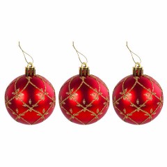 Шары новогодние ёлочные "Red & Gold Luxury" 70 предметов, красный/золото, ЗОЛОТАЯ СКАЗКА, 591714 Шары новогодние ёлочные "Red & Gold Luxury" 70 предметов, красный/золото, ЗОЛОТАЯ СКАЗКА, 591714 - фото 9