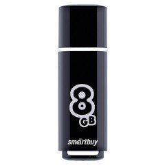 Флеш-память Smartbuy Glossy, 8Gb, USB 2.0, чер, SB8GBGS-K - фото 3