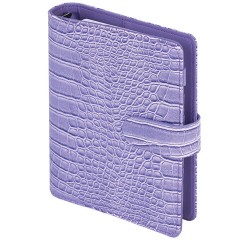 Ежедневник-органайзер недатированный B6 150x190 мм BRAUBERG "Comodo", под кожу, 160 л., сиреневый, 116208