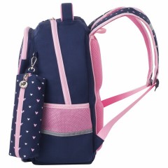 Рюкзак ЮНЛАНДИЯ COMPLETE с пеналом в комплекте, эрго-спинка, "Pink bow", 42х29х14 см, 229972 Рюкзак ЮНЛАНДИЯ COMPLETE с пеналом в комплекте, эрго-спинка, "Pink bow", 42х29х14 см, 229972 - фото 3