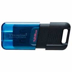 Флеш-диск 128 GB KINGSTON DataTraveler 80 M, разъем Type-C 3.2, черный, DT80M/128GB Флеш-диск 128 GB KINGSTON DataTraveler 80 M, разъем Type-C 3.2, черный, DT80M/128GB - фото 2