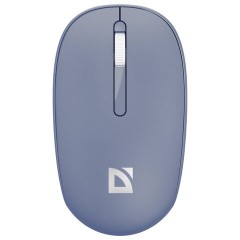 Мышь беспроводная DEFENDER Smart MM-396, 1600 dpi, 2 кнопки + 1 колесо-кнопка, оптическая, синяя, 52397 - фото 3