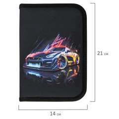 Пенал BRAUBERG, 1 отделение, полиэстер, 21х14 см, "Neon drift", 272329 Пенал BRAUBERG, 1 отделение, полиэстер, 21х14 см, "Neon drift", 272329 - фото 6