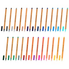 Ручки капиллярные (линеры) 25 ЦВЕТОВ, BRAUBERG "FINE 040", шестигранные, линия 0,4 мм, 144145 Ручки капиллярные (линеры) 25 ЦВЕТОВ, BRAUBERG "FINE 040", шестигранные, линия 0,4 мм, 144145 - фото 2