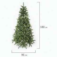 Ель новогодняя искусственная "Premium" 180 см, литой ПЭТ, зеленая, ЗОЛОТАЯ СКАЗКА, 591311 Ель новогодняя искусственная "Premium" 180 см, литой ПЭТ, зеленая, ЗОЛОТАЯ СКАЗКА, 591311 - фото 6