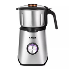 Блендер стационарный KITFORT КТ-1344, 800 Вт, 3 скорости, чаша 1,5 л, металл, черный/серебро - фото 2