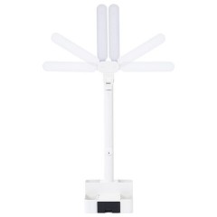 Настольная лампа / светильник беспроводная SONNEN PT-201, органайзер, USB, LED, 5 Вт, 3 режима, белый, 238781 - фото 7
