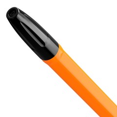 Ручка шариковая BRAUBERG "ULTRA ORANGE", ЧЕРНАЯ, узел 0,7 мм, чернила ГЕРМАНИЯ, наконечник ШВЕЙЦАРИЯ, 143563 - фото 5
