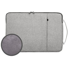 Чехол для ноутбука HEIKKI OPTION 13-14'' (ХЕЙКИ), с ручкой и карманом, серый, 35,5х24х2,5 см, 272600 Чехол для ноутбука HEIKKI OPTION 13-14'' (ХЕЙКИ), с ручкой и карманом, серый, 35,5х24х2,5 см, 272600 - фото 3