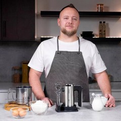 Миксер TIMBERK T-HM40S49, 550 Вт, 5 скоростей, 2 венчика, 2 крюка для теста, подставка, стальной - фото 14