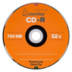 Диски CD-R SMARTBUY, 700 Мб, 52x, Bulk (упаковка на шпиле), КОМПЛЕКТ 100 шт., SBCD-R100S - фото 2
