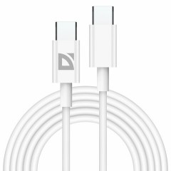 Кабель USB Type-C-Type-C, 60 Вт, белый, 2 м, DEFENDER F182, 87538 - фото 6