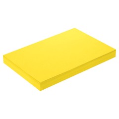 Бумага цветная ПЛОТНАЯ BRAUBERG, А4, 160 г/м2, 250 л., желтая, интенсив, для печати, творчества, 116674 - фото 2