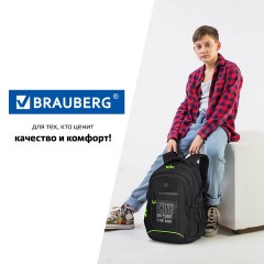 Рюкзак BRAUBERG CONTENT универсальный, 3 отделения, светоотражающий принт, "Think", 47х33х18 см, 270764 Рюкзак BRAUBERG CONTENT универсальный, 3 отделения, светоотражающий принт, "Think", 47х33х18 см, 270764 - фото 13