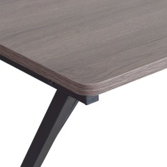 Стол на металлокаркасе BRABIX "LOFT CD-008", 900х500х780 мм, цвет морёный дуб, 641863 - фото 5